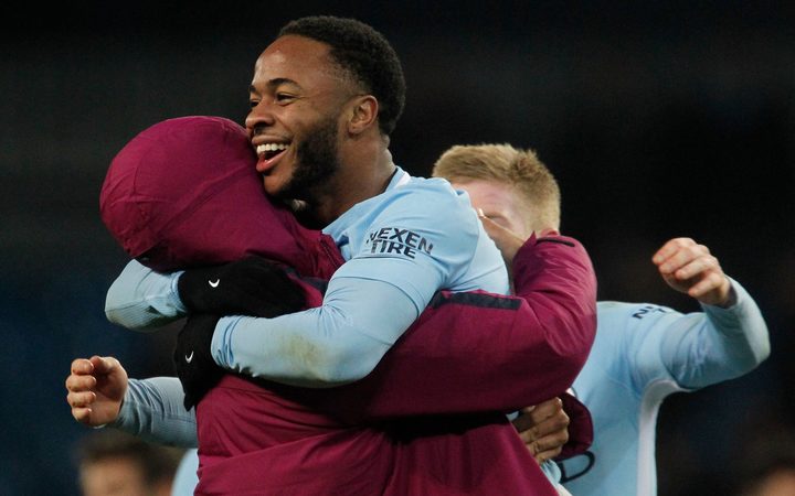Manchester City attacker Raheem Sterling.