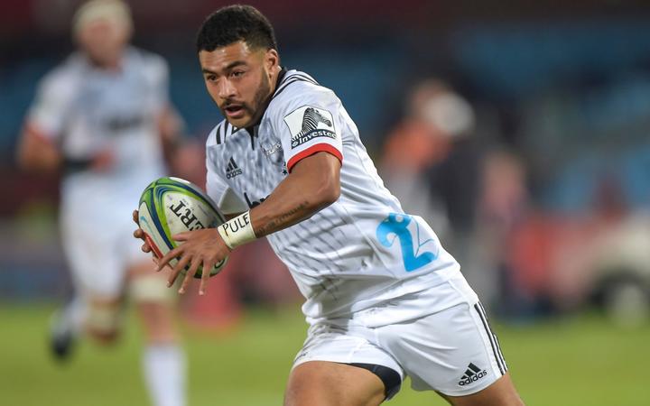 Richie Mo'unga during the Super Rugby match between the Bulls and the Crusaders in Pretoria
