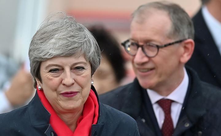 Theresa May laments failure to pass Brexit deal on her way out