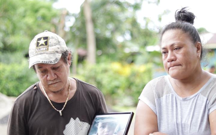 18-month-old child Sione's father and mother Lupino and Fala'i say the boy was very active with a healthy appetite