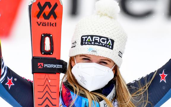 New Zealand skier Alice Robinson.    