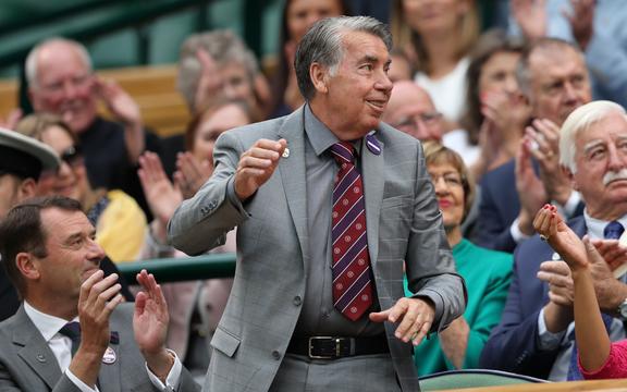 Spanish tennis legend Manuel Santana.