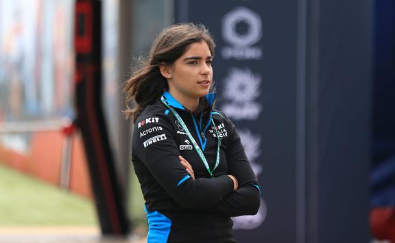 British driver Jamie Chadwick. 