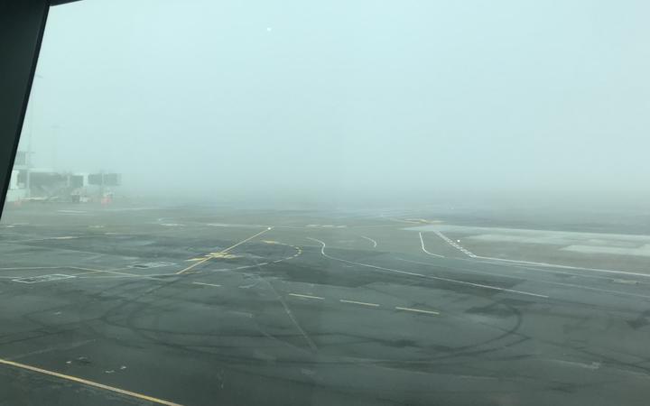 Fog at Wellington Airport, 23 June 2020