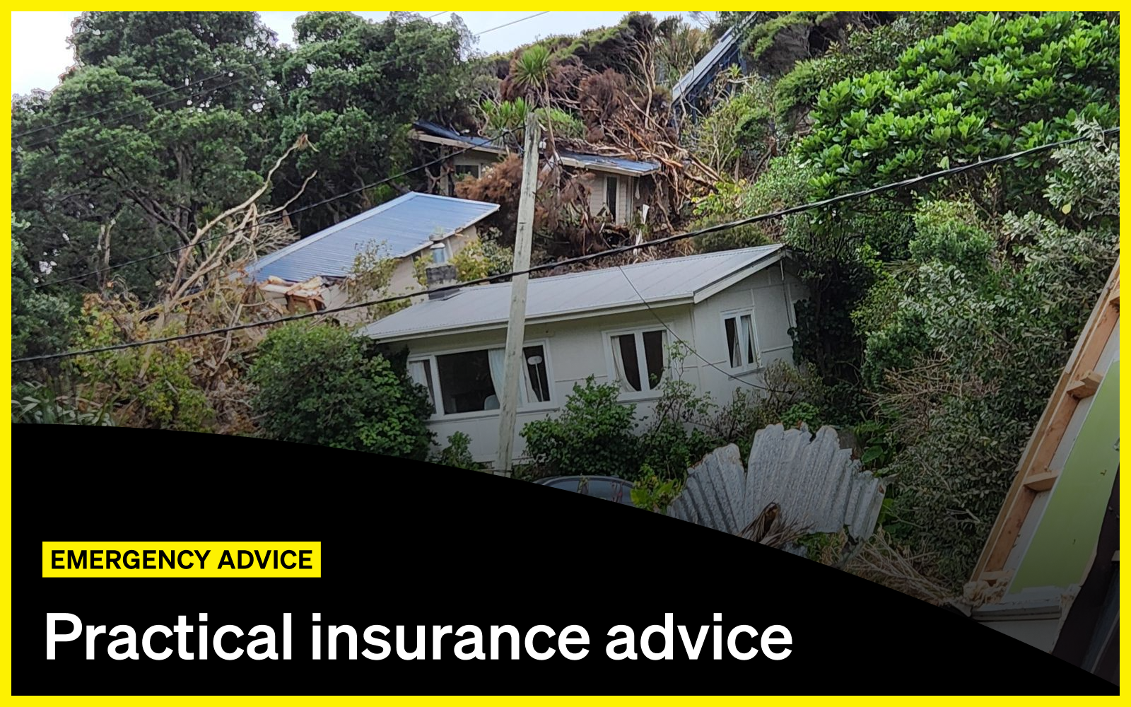 Tile for practical insurance advice - emergency advice guide