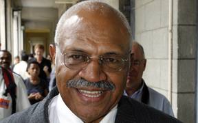 Former Fiji prime minister and two-time coup leader Sitiveni Rabuka.