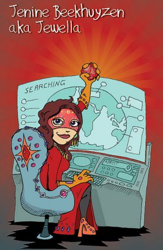 Dr Jenine Beekhuyzen's comic alter-ego Jewella