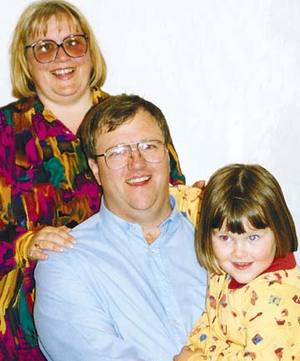 Christine, Mark and Amber Lundy.