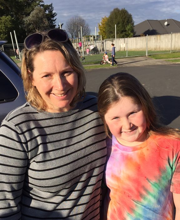 Michelle Bibby with her daugter Isla after the girl's recovery.