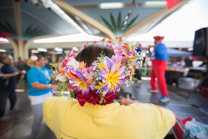 People take part in an open group Zumba session held in Mangere Town Centre