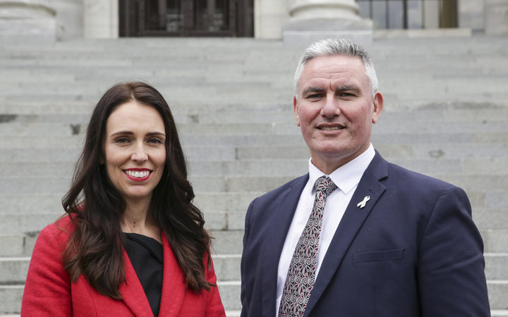 Jacinda Ardern and Kelvin Davis, new Labour Leaders