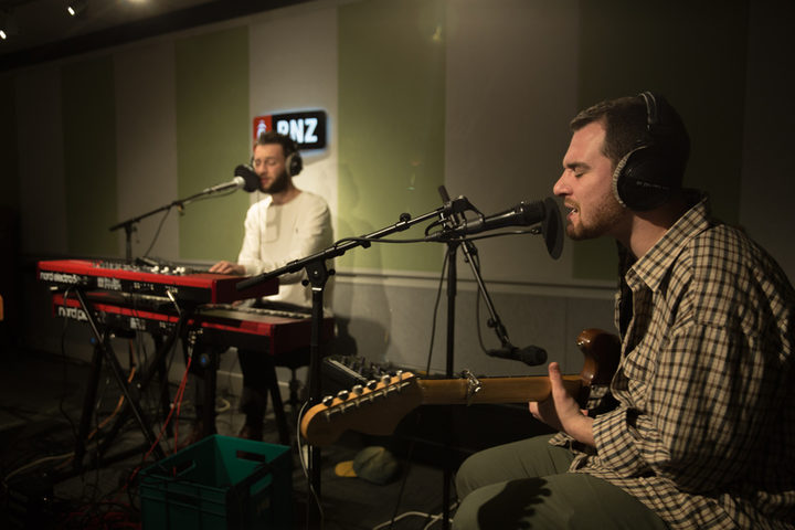 Alae perform for NZ Live in the RNZ Auckland studios.