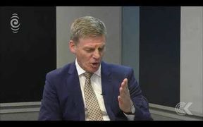 Bill English joins John Campbell in the Checkpoint studio