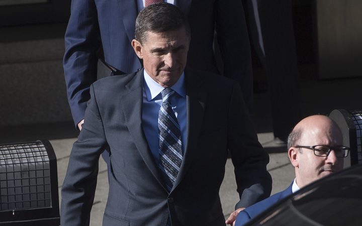 Michael Flynn, former national security adviser to US President Donald Trump, leaves Federal Court in Washington, DC, December 1, 2017.