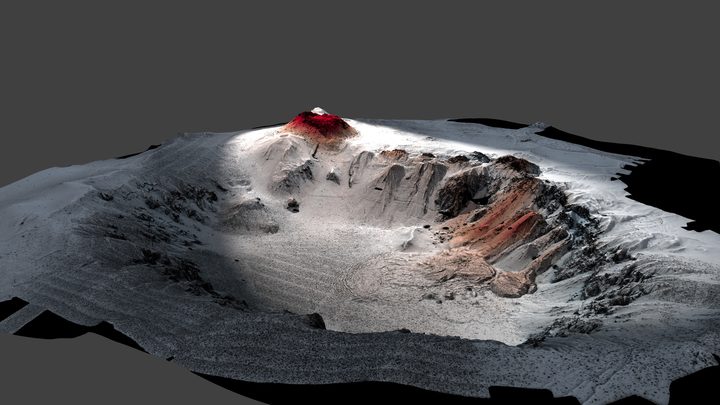 Underwater volcano Herve