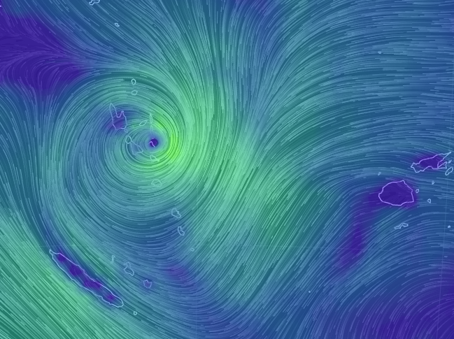 Cyclone Hola position as of 7am Wednesday.