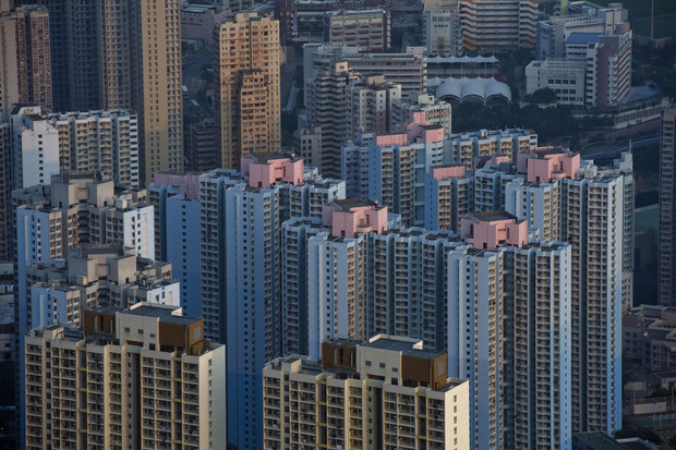 High rise buildings in Hong Kong.