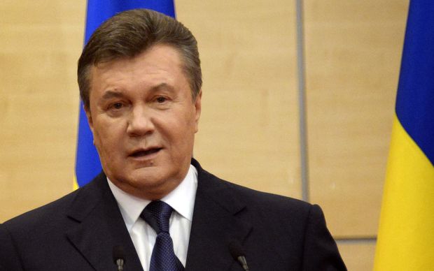 Deposed President Viktor Yanukovych.