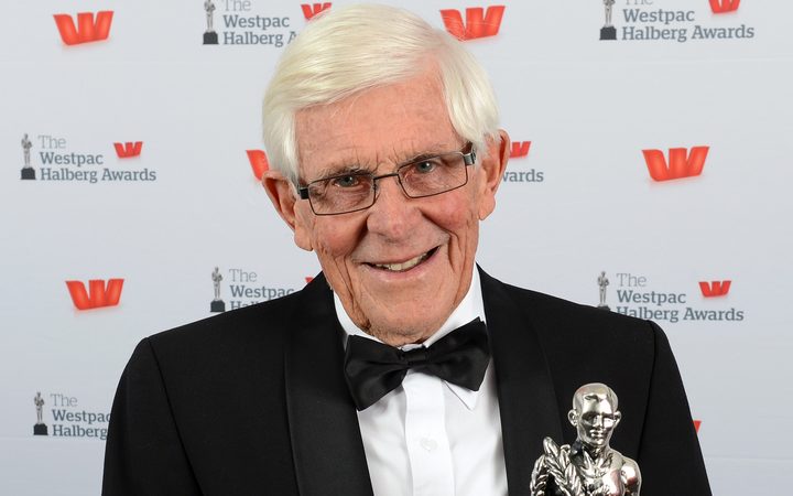 Lifetime Achievement Award winner Arthur Eustace at theHalberg Awards for 2012 at Vector Arena, Auckland, New Zealand on Thursday 14 February 2013.