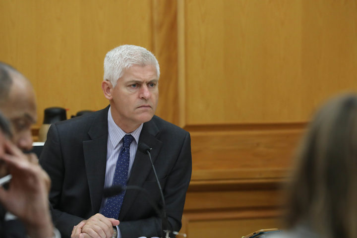 National MP Tim MacIndoe charing the Foreign Affairs Select Committee