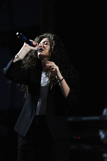 Lorde at a California music festival on Saturday.