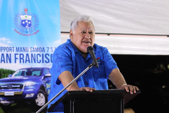 Prime Minister and Samoa Rugby Chair, Tuilaepa Sailele Malielegaoi 