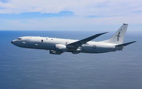 An image of the P-8A Poseidon aircraft that is set to replace the Air Force's Orion planes.
