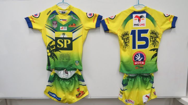 The PNG Hunters will be wearing specially designed jerseys and shorts for the Country Week match in Lae.