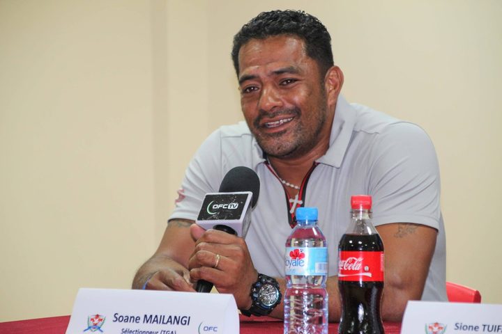 Tonga Under 19s coach Soane Mailangi.