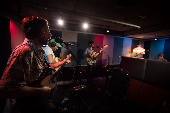 Ha the Unclear perform live in RNZ Auckland Studio B for NZ Live. 31 August 2018.
