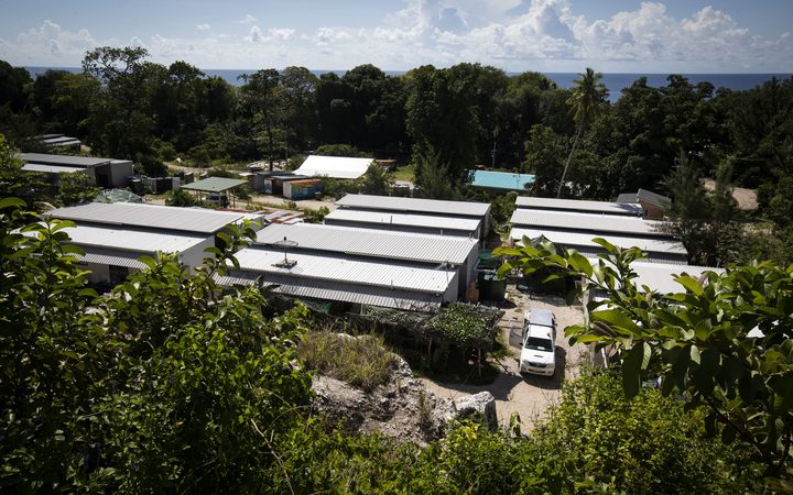 The Nibok refugee settlement, Nauru.