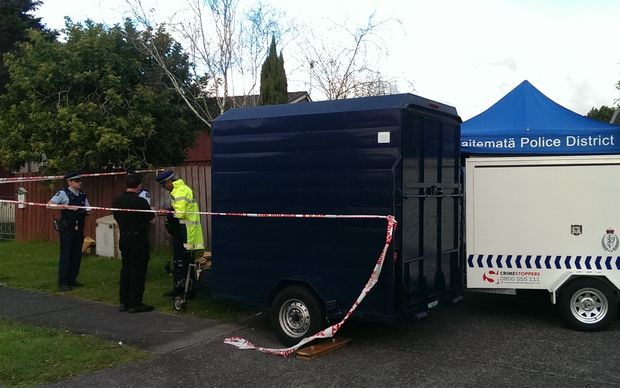 Police also cordoned off a property in Luanda Drive.