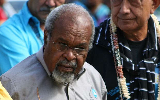 Former Papua New Guinea Prime Minister Sir Michael Somare