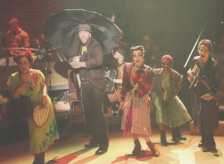 Hadestown cast, image from Original Cast Recording