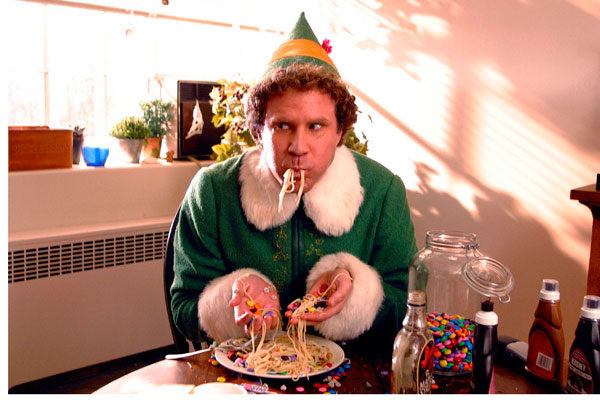 Buddy, played by Will Ferrell, from the movie Elf
