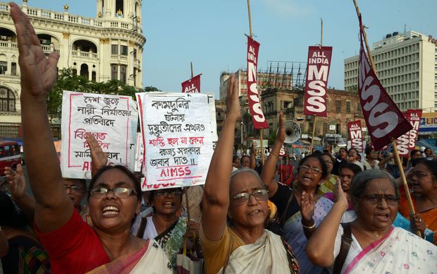 The recent rape cases have sparked marches against violence towards women.