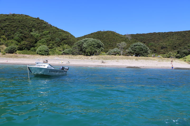 Mangahawea Bay on Moturua Island.
