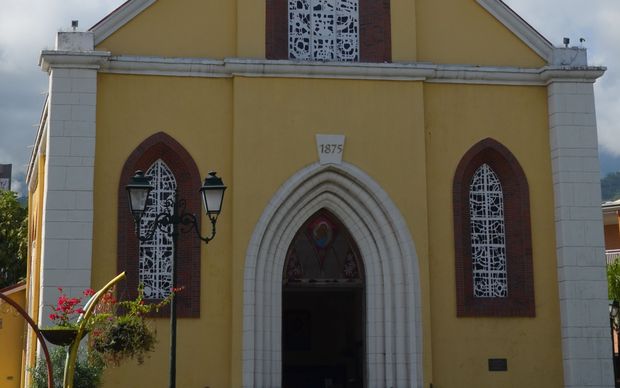 The Notre Dame Cathedral in Papeete, Roman Catholic church of French Polynesia