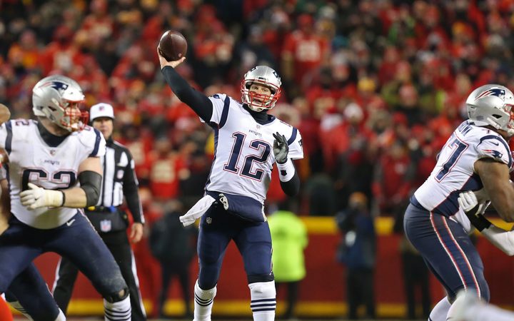 New England Patriots quarterback Tom Brady.
