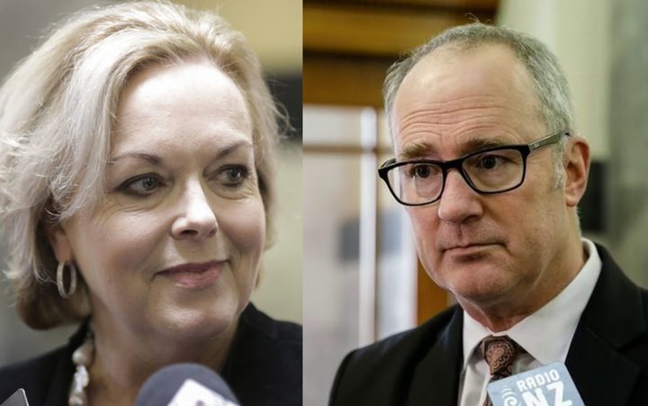 Judith Collins and Phil Twyford. 
