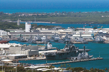 Pearl Harbour in Hawaii where RIMPAC is based. 