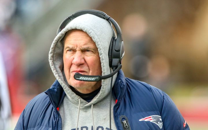New England Patriots head coach Bill Belichick.
