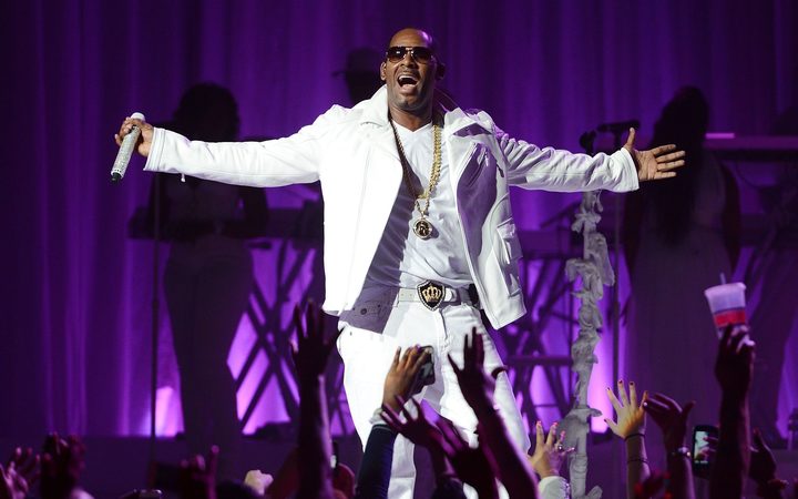 R Kelly performs at MSG Theater in New York City in 2012. 