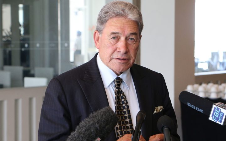 NZ Foreign Minister Winston Peters in Suva, Fiji, February 2019