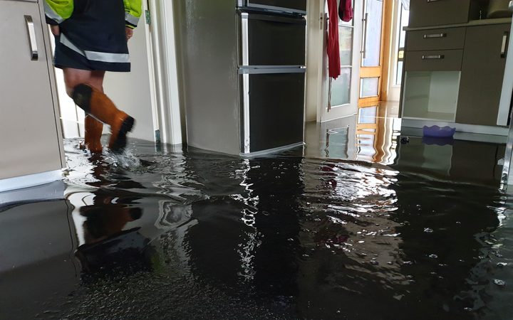 A Hokitika resident's house has been flooded out.