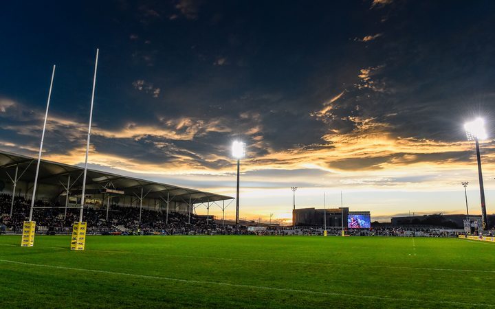 Christchurch Stadium ahead of the 2018 NRL clash between the Warriors and Manly.