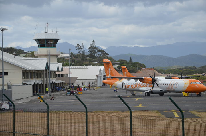 Air Caledonie aircraft at Noumea's Magenta Airport