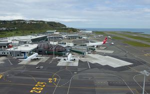Wellington International Airport.