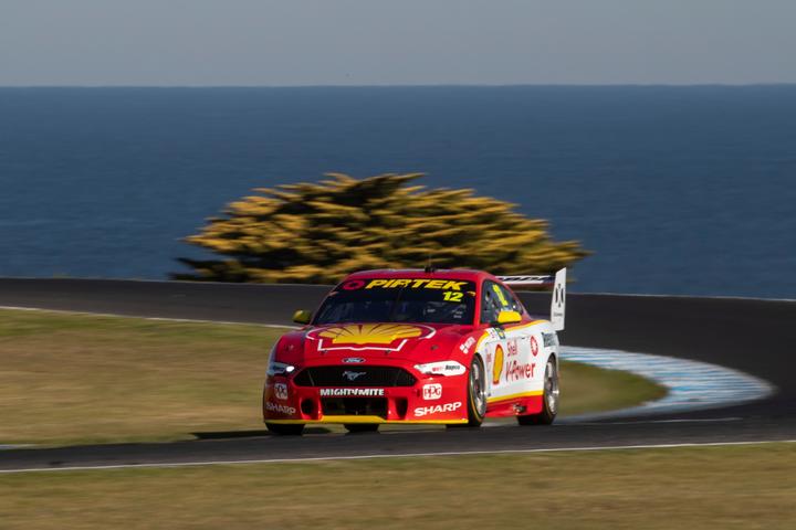 Fabian Coulthard in early action.