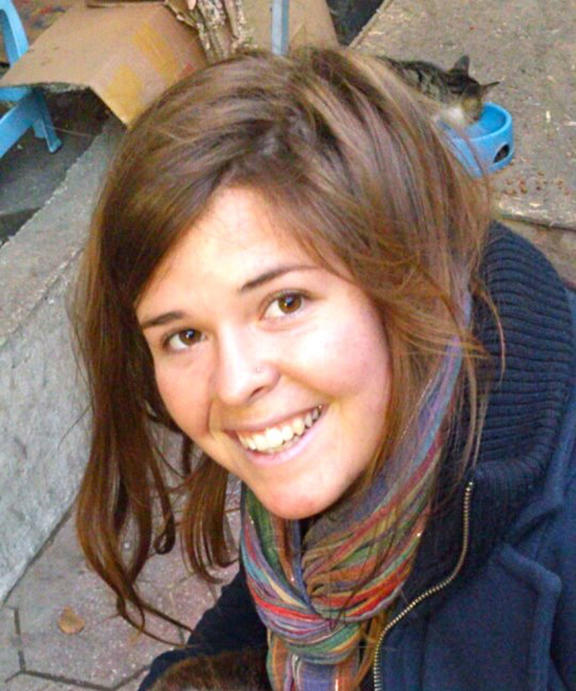 This undated handout photo obtained February 6, 2015, courtesy of the Mueller family and the office of US Senator John McCain shows 26-year-old Kayla Mueller.